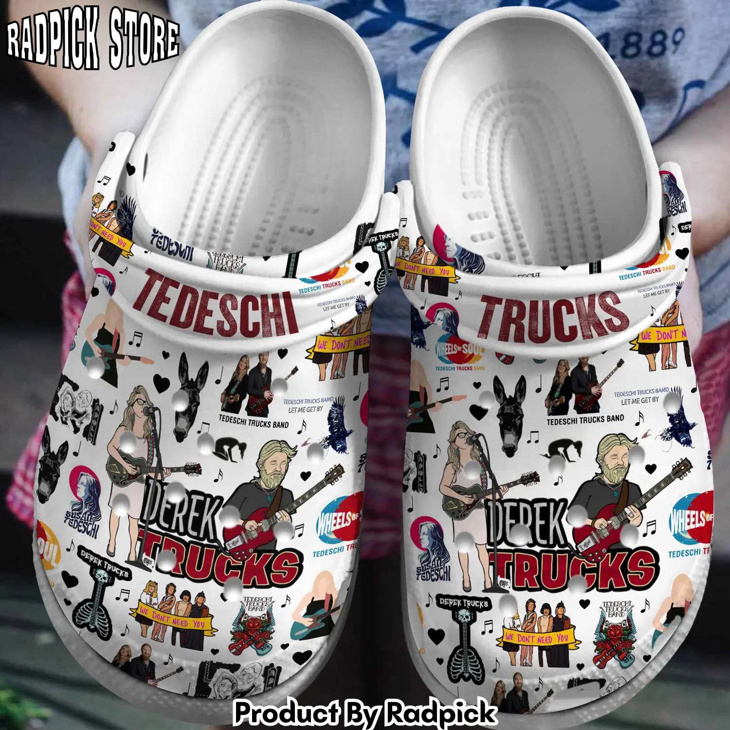 Radpick tedeschi music crocss crocband clogs shoes comfortable for men women and kids footwearelite exclusive rp652848